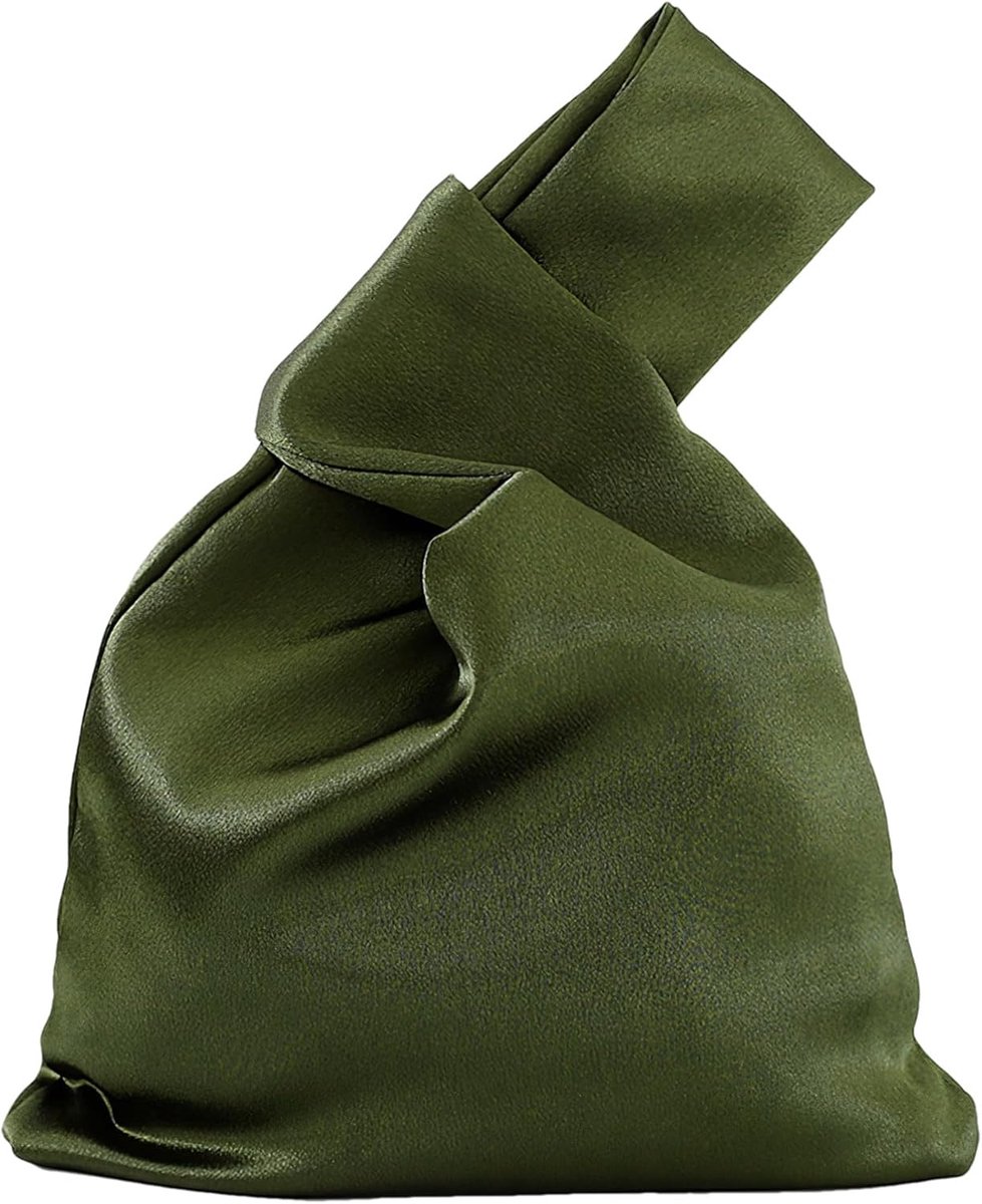 Satijn Japanse Knoop Tas Voor Vrouwen Elegante Avond Clutch Pols Bag Polsband Portemonnee