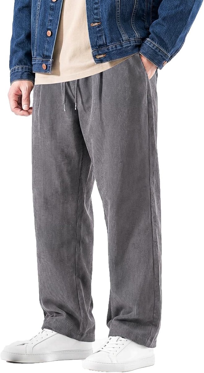 Corduroy broek voor heren, lange vrijetijdsbroek, chinobroek