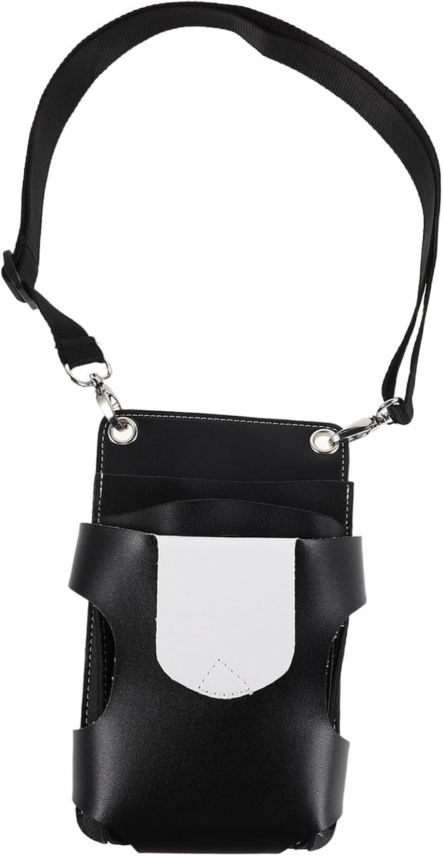 Professionele Hairdresser Bag met Verstelbare Tailleband Opbergruimte voor Scharen Accessoires Lichtgewicht Duurzaam Kappersgereedschap Organisator voor Salongebruik Zwart