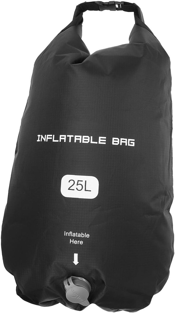 Opblaasbare tas, waterdicht polyester 2-in-1 luchtpompzak, reizen, opblaasbare voetsteun, draagtas voor kamperen, wandelen