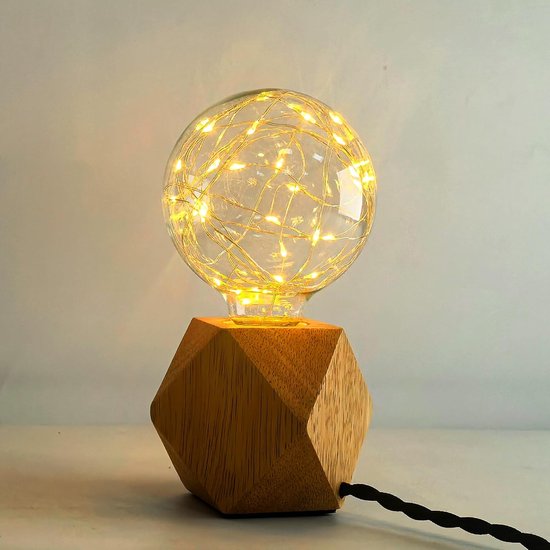 Lamp E27 2W Vintage Edison Ingebouwde lichtsnoeren G95 Φ95mm — afbeelding 5