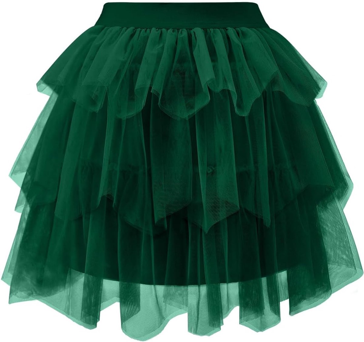 Tule rok voor vrouwen volwassenen elastische taille gezwollen knielengte tutu rokken meisjes ballet Halloween kostuum pluizige tutu