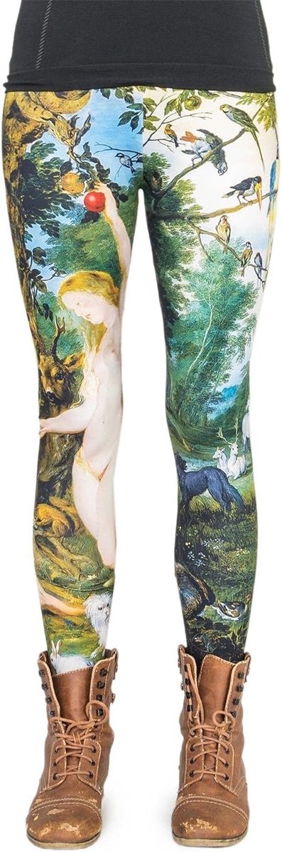 Leggings Farbige Motiv Leggings (Einheitsgröße)