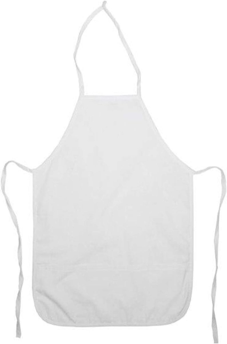 Up American Witte Schort voor Kostuum Set – Kinder Chef Schort voor Verkleed Set en Rollenspellen