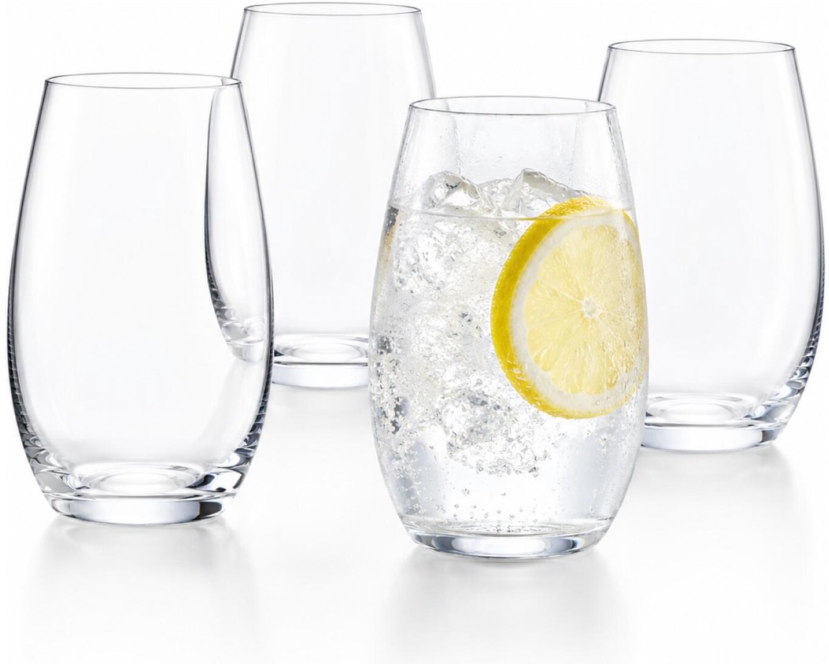 Luminarc Drinkglazen Tampa - 4x stuks - transparant - 400 ml - Waterglazen - Tumblers - Luxe uitstraling