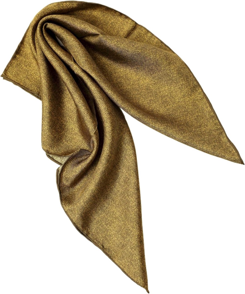 Dame pure zijden bandana, handgerolde zijden halsdoek, uniseks