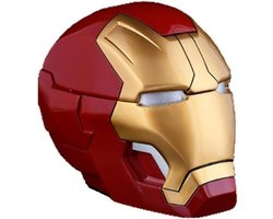 Asbak met deksel The Avengers Iron Man Masker Helme Resin asbakje Container huis Outdoor Christmas Gift Cigar Holder (Color : Red)