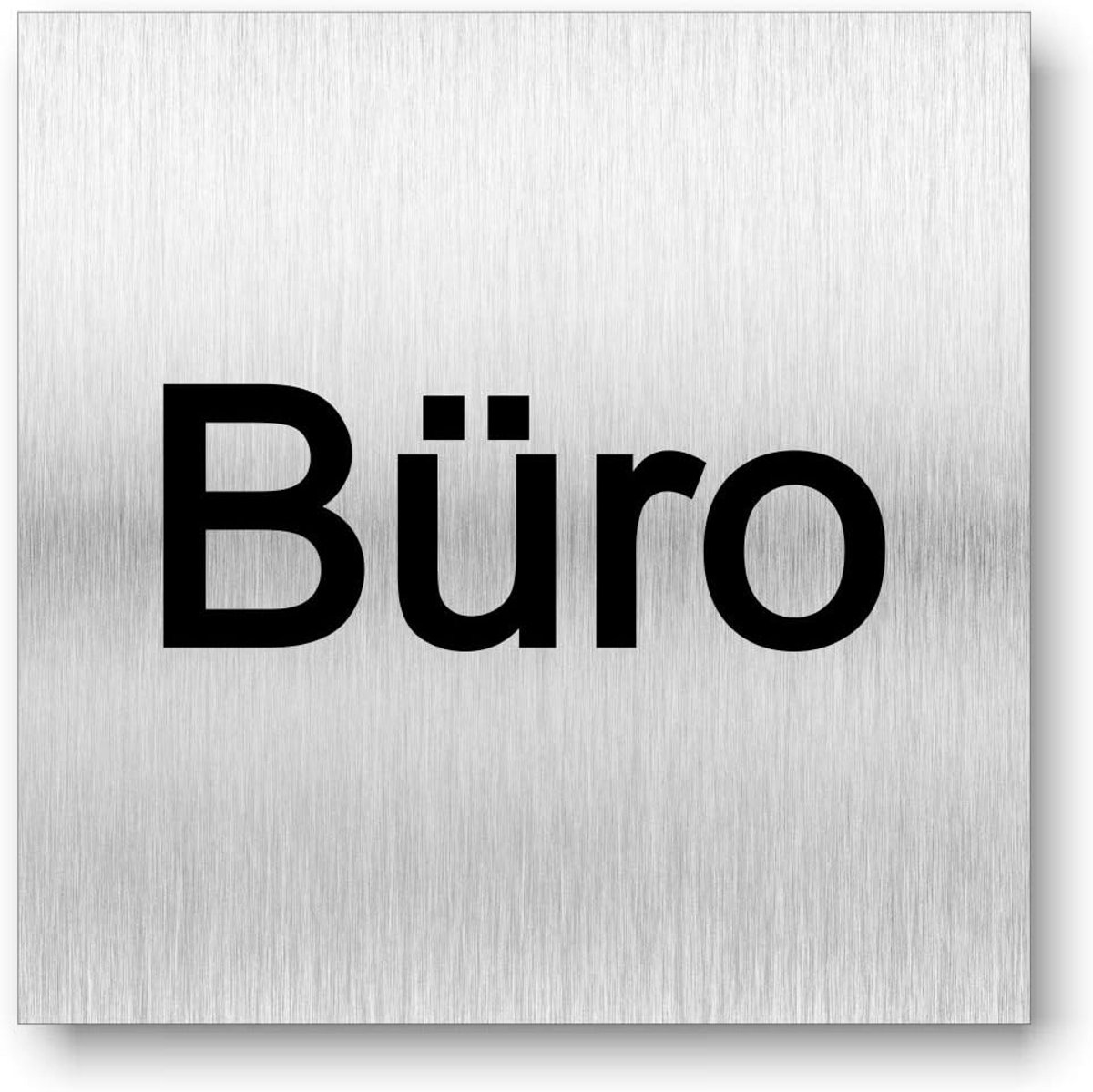 Kantoor bord UV print 12 x 12 cm - 3 mm aluminium composiet - Made in Germany - Art.nr. 2007