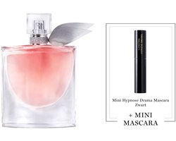 Lancôme La Vie est Belle Parfum voor Dames + Cadeau - La Vie est Belle Eau de Parfum 75ml & Cadeau: Mini Hypnose Drama Mascara Zwart 2ml Reiseformaat - Navulbare Bloemige & Fruitige Damesparfum & Travel Size Mascara - Total 77ml