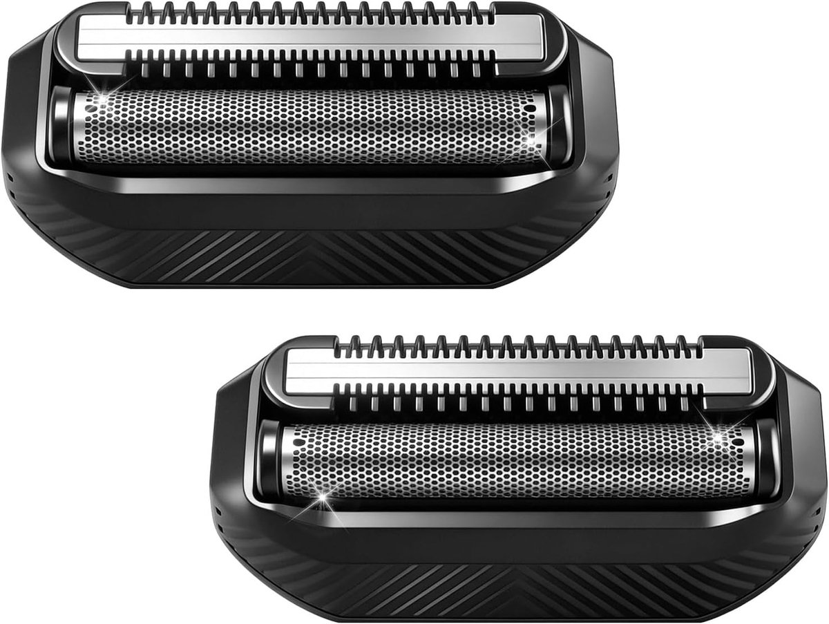 Tondeuse voor lang haar en reservemesjes (2 stuks), compatibel met het MANSCAPED The Handyman scheerapparaat, aluminium messen