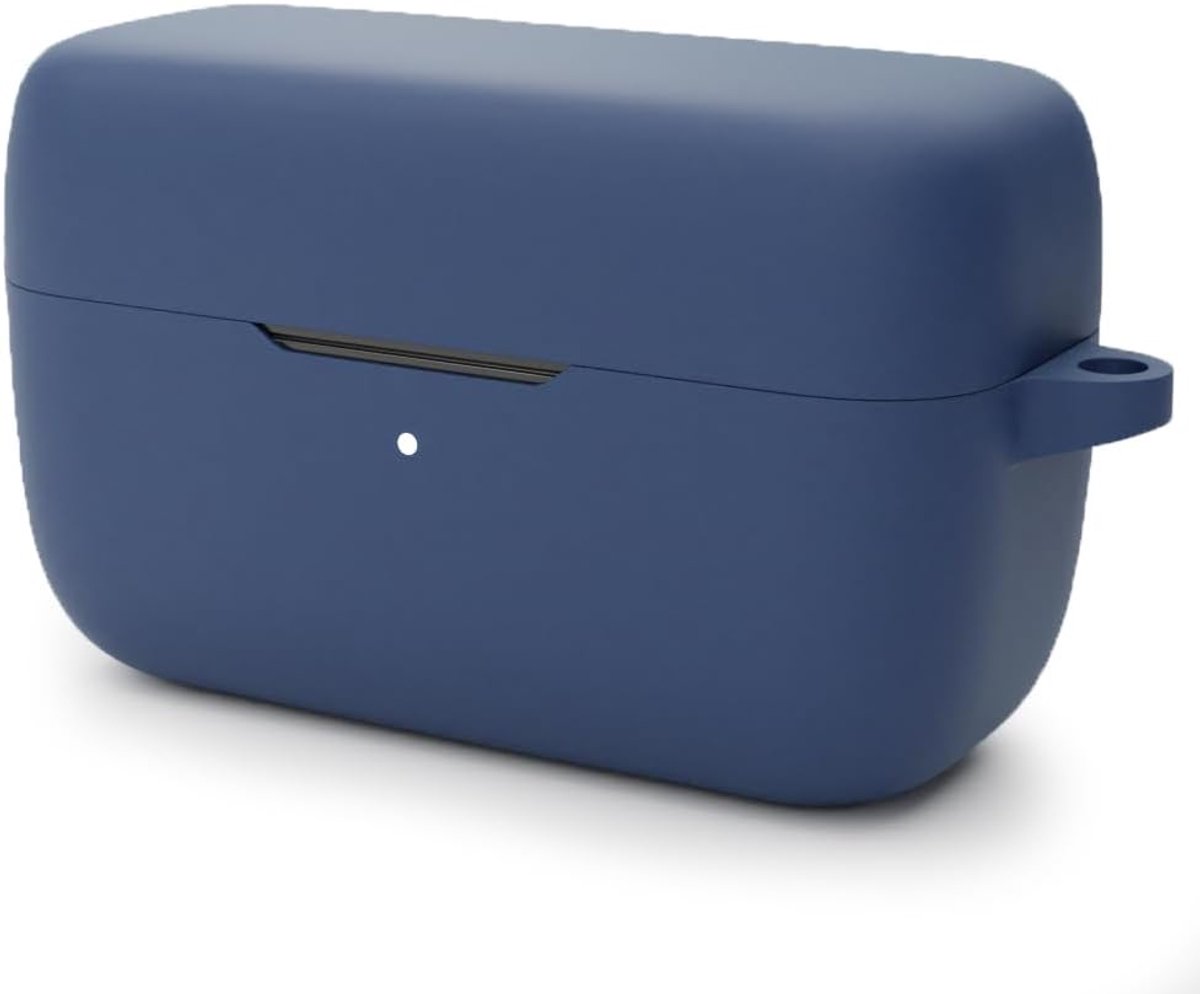Siliconen Hoes Beschermhoes Omslag voor Jabra Elite 3 Hoofdtelefoon in Blauw