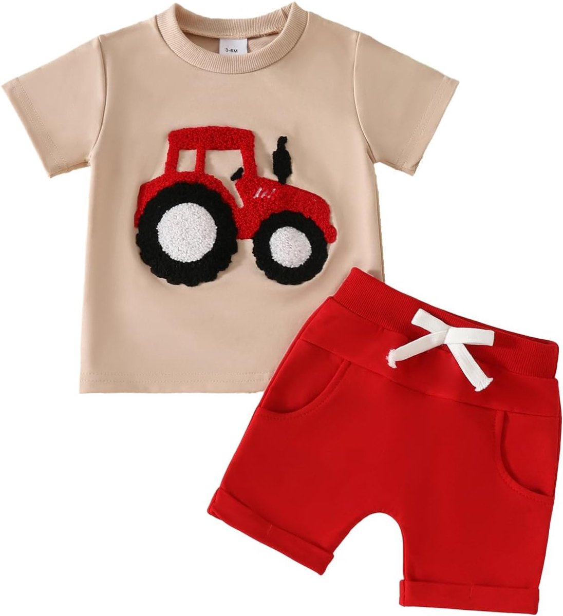 Kledingset voor peuters en jongens, ronde hals, letterprint, T-shirt, tops en shorts, babyjongens, zomeroutfits