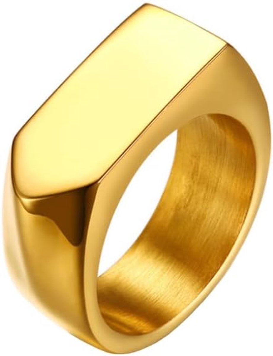 Stalen zegelring Mendes Jewelry-18mm