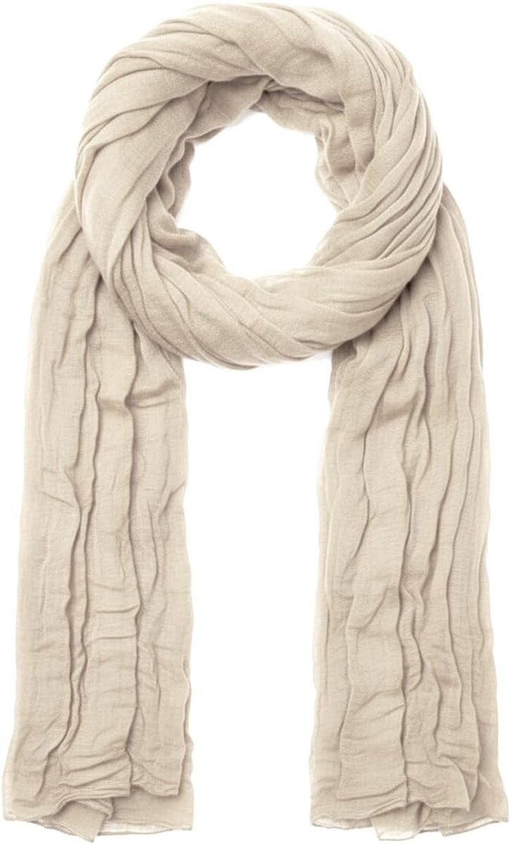 Der Rich - Lichte geplooide halsdoek stola voor zomer herfst modeaccessoire - dames heren