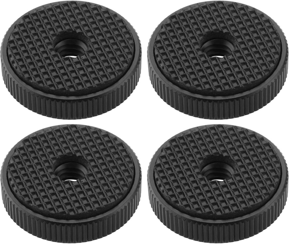 Camera Lock Nut Adapter 26 x 6,5mm - Aluminium Legering - Vrouwelijke Duwwiel - Voor Camera naar Microfoon Statief Verbinding
