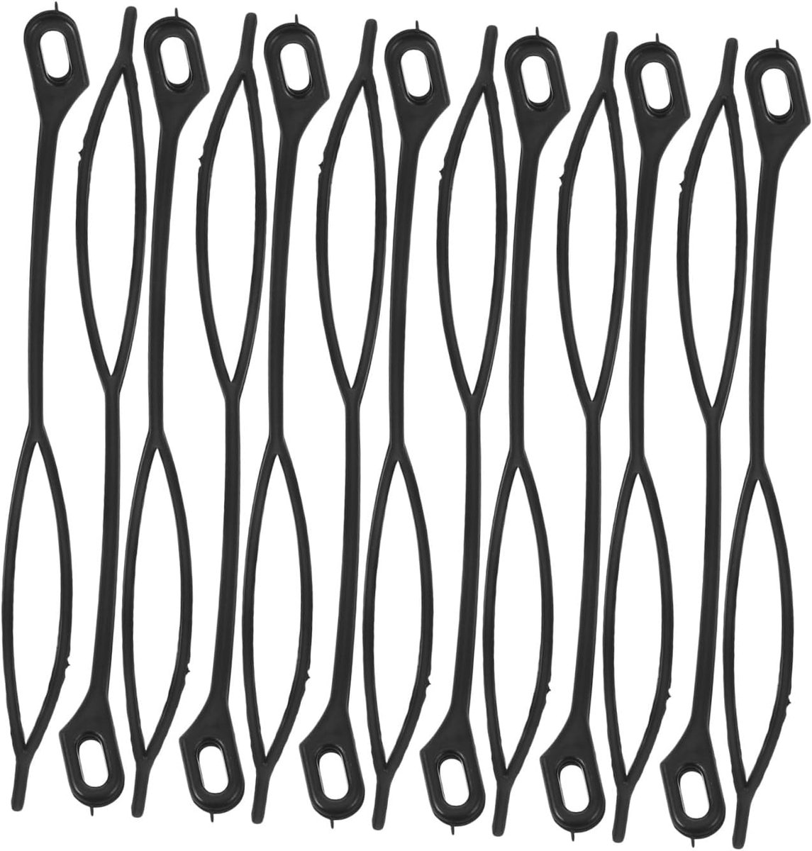 Haaknaalden Voor Haar Tunesische Haaknaald Haarvlechtgereedschap Ergonomische Haaknaalden Herbruikbare Haaknaald Haaknaalden Voor Haar Zwart Plastic