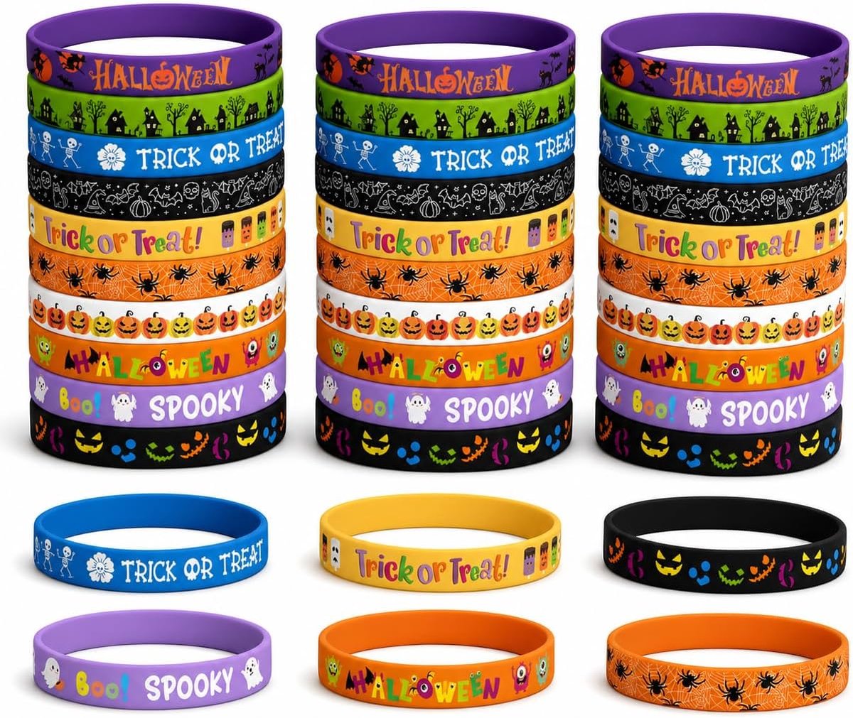 Siliconen polsbandjes 36 stuks 10 ontwerpen 202 × 12 × 2