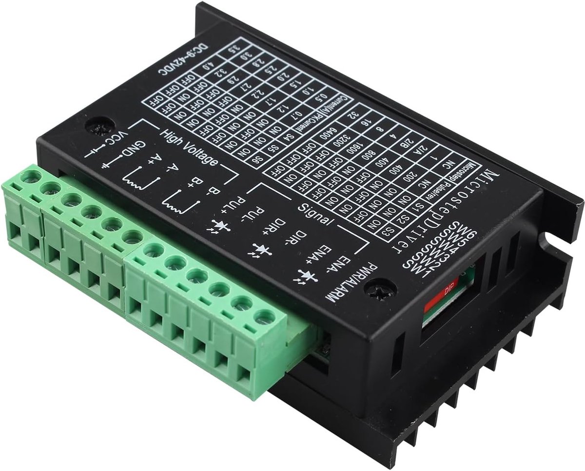 Stepper motor driver 4A - 20KHZ - enkel-as - hybride - voor CNC toepassingen