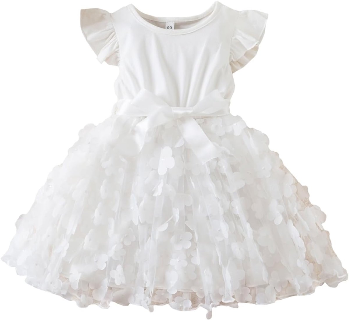 Kleding voor peuters, meisjes, tutujurk, ruches, bloemen, sterrenhemel, jurk, zomer, party, prinses, zomerjurk