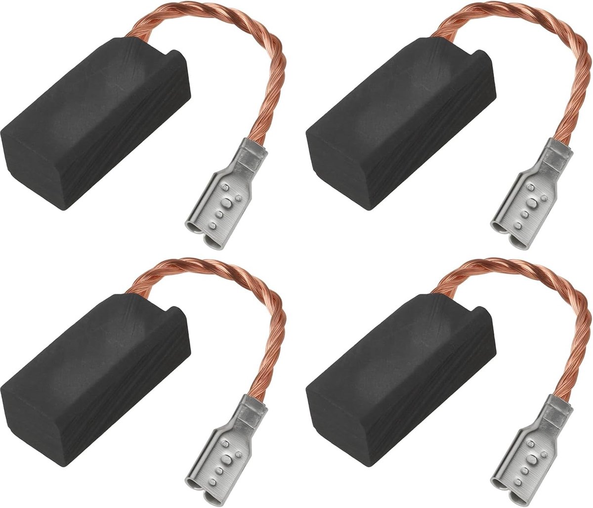 Hoekslijper Koolborstels 15x7x6.3mm - Geschikt voor Flex LE1503VR LBR1506VR L1506VR L1501VR - 2 Pairs - Vervangend onderdeel
