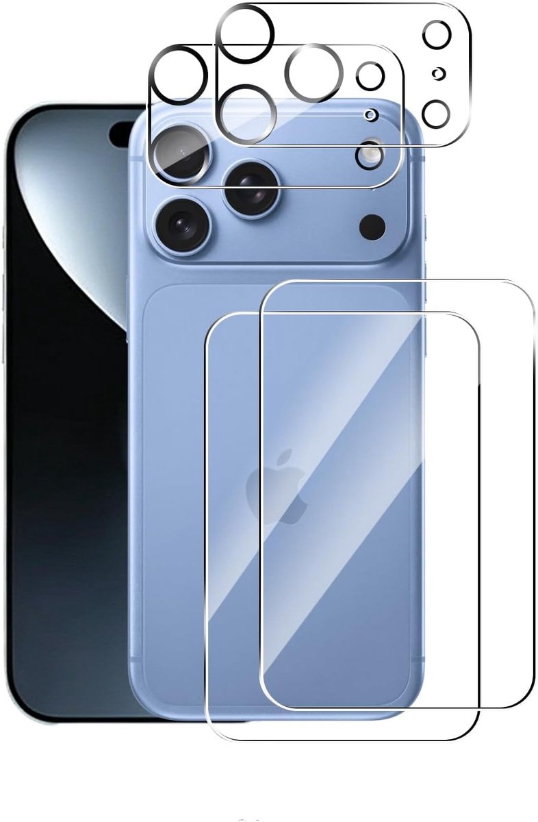 Achterkant van gehard glas voor iPhone 18 Pro met