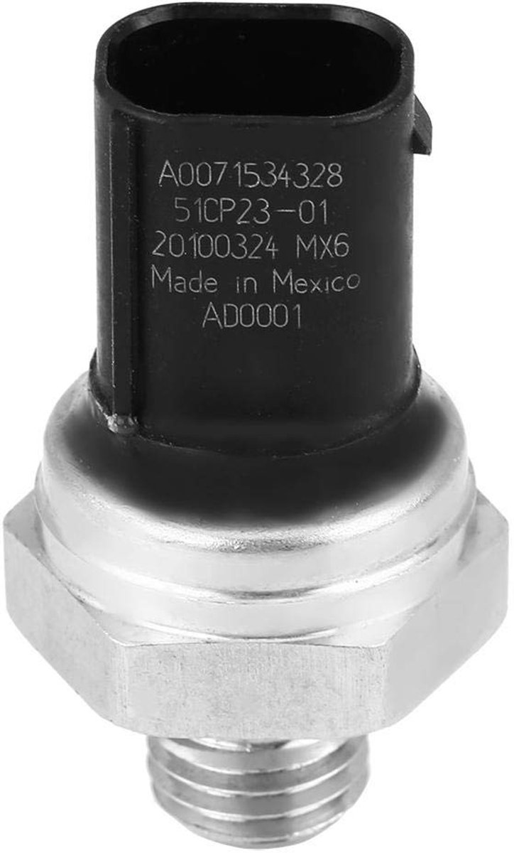 Brandstofdruksensor - Raildruksensor - Zwart Zilver - Voor W169 W245 - Auto-uitlaatdrukschakelaar
