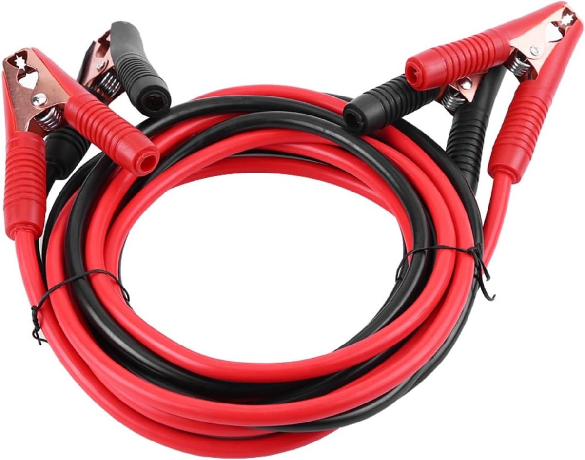 Accukabels 4 Meters - 2200A - Snelle aansluiting - Voor benzine/diesel voertuigen - Noodstartkabels