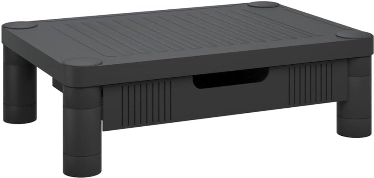 TV-sideboard, tv-kast, tv-standaard, tv-tafel, monitorstandaard, zwart, 43 x 30,5 x 13 cm, voor woonkamer, slaapkamer, entertainment