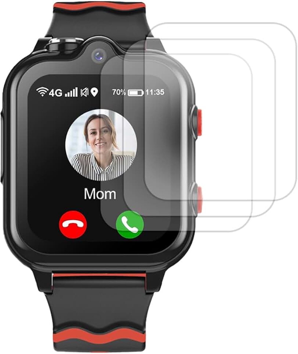 Displaybeschermfolie van gehard glas 4G kinderen GPS smartwatch