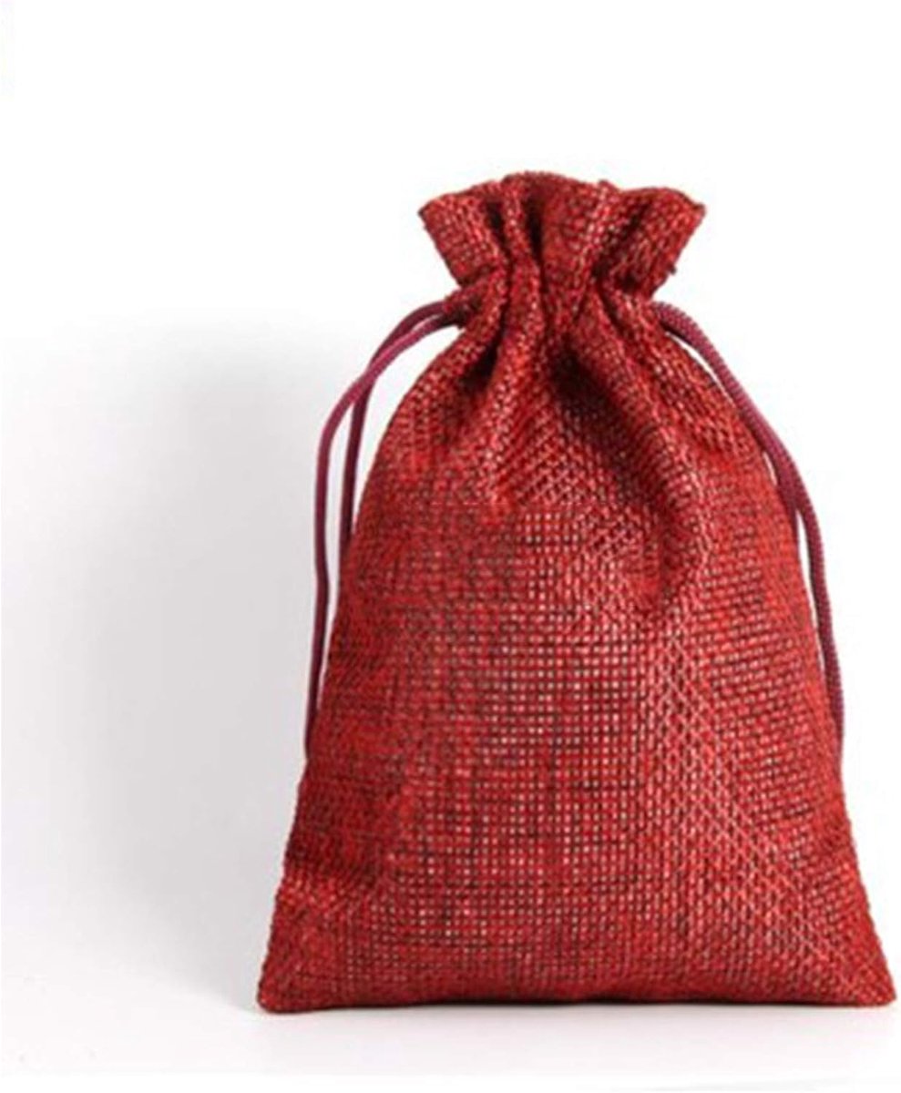 Jute tas, mini lichtgewicht geschenkzakken ademende zakjes met trekkoord verpakking opslag Jute zakken voor bruiloft, feest, verjaardag, Kerstmis