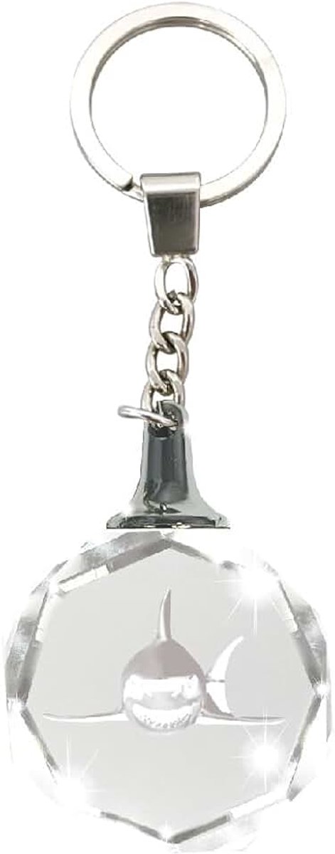 Deluxebase Crystal Silhouette Sleutelhangers van Kristalglas met Dieren Sleutelhanger voor Vrouwen, Mannen, Jongens en Meisjes.