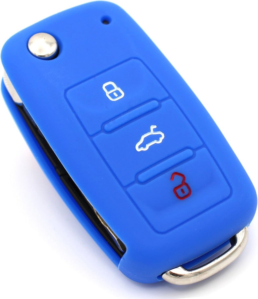 www. CoverYourKey .de Sleutelhoes compatibel met VW siliconen cover VA