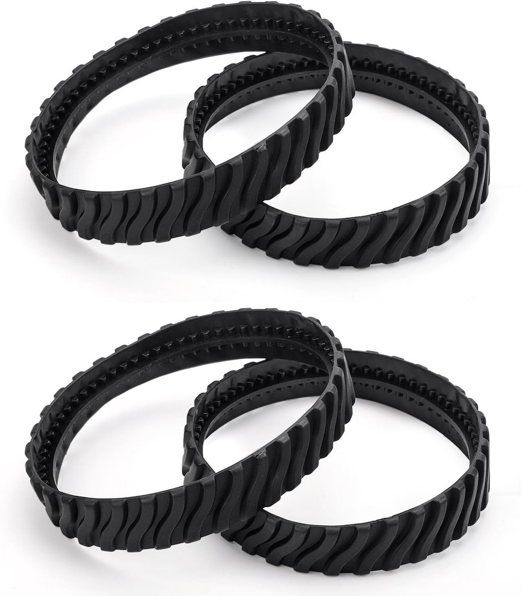 4-Pack Vervangende Pool Cleaner Banden voor Zodiac MX6 MX8 Elite, Duurzame Rubber Wielen voor Zwembadreinigers