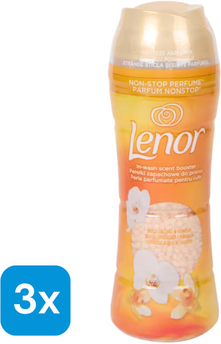 3x 270 gram Lenor Unstoppables Orchidee & Vanille
