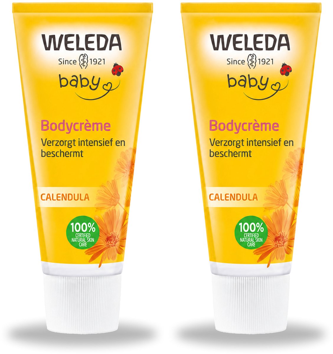 2 x WELEDA - Bodycrème - Baby & Kind Calendula - 75 ml - Voordeelverpakking - 2 stuks