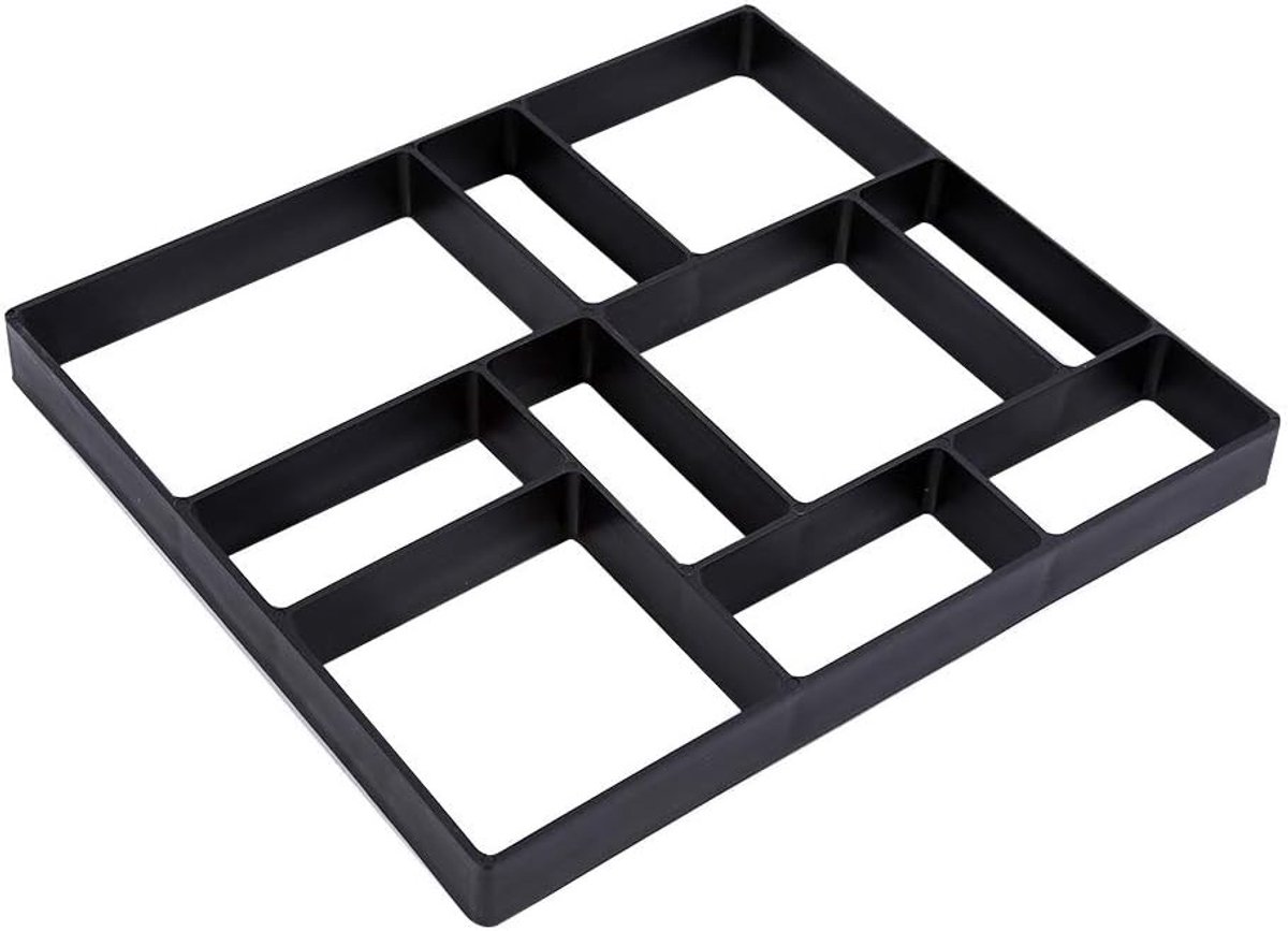 Betonmal voor Tuinpaden en Opritten - Plastic Vorm voor Decoratieve Betonnen Tegels en Patroonvorming