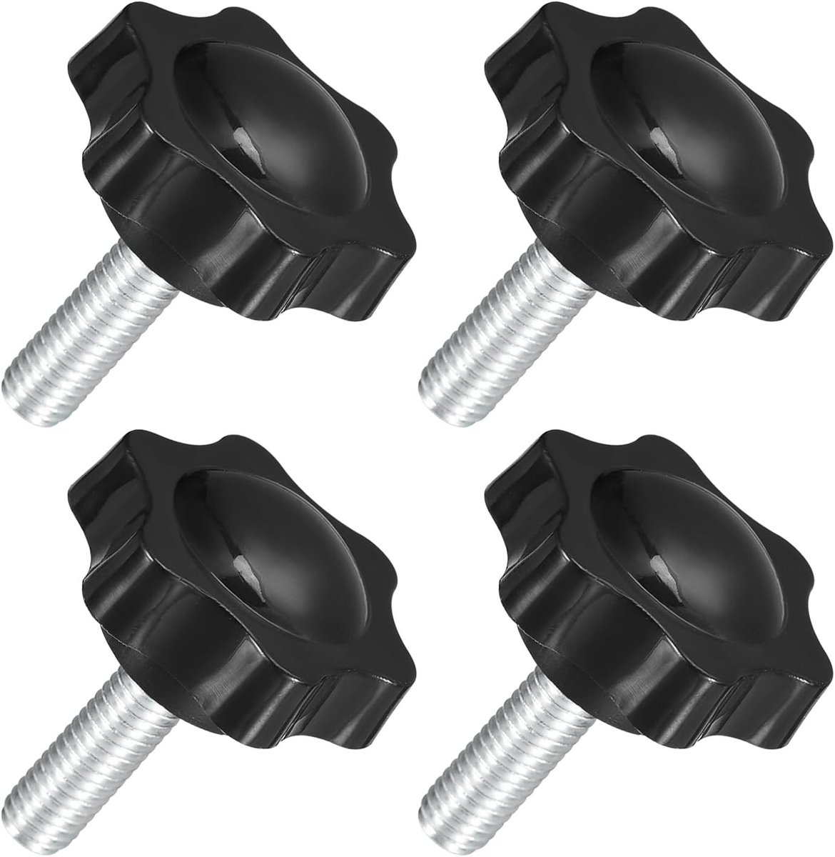 Star buttons hex knoppen M8 x 25 mm - 4 stuks voor eenvoudig gebruik en optimale grip