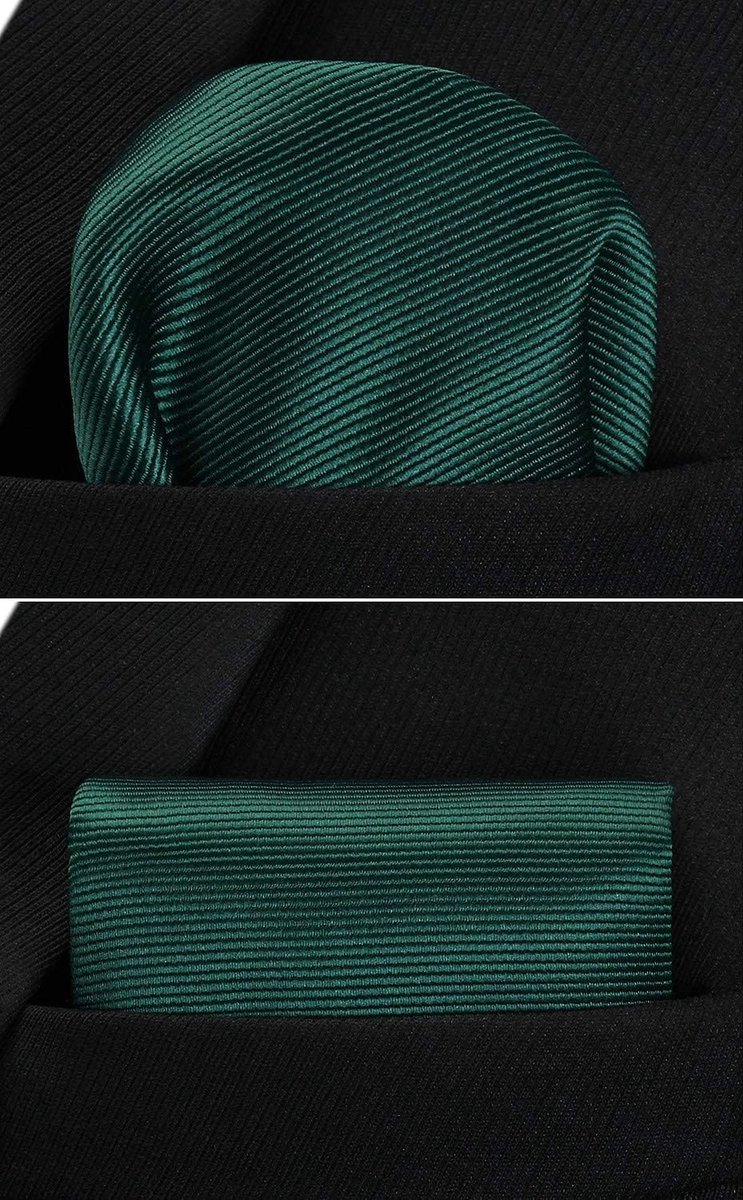 Heren 3,3 inch effen kleur stropdas en pochet set formele bruiloft partij stropdas voor mannen - meerdere kleuren