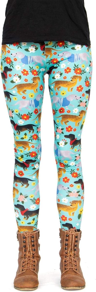 Leggings Bunte Bedruckte Tiermuster