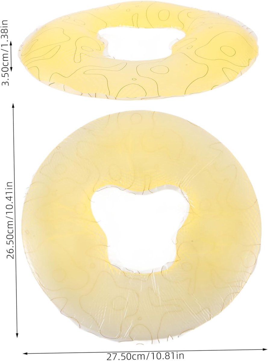 Gezichtskussen Voor Massage Professionele Silicone Relaxkussen Met Gaatje Voor Schoonheidssalons Facials Gemakkelijk Te Reinigen Stijlvol Design