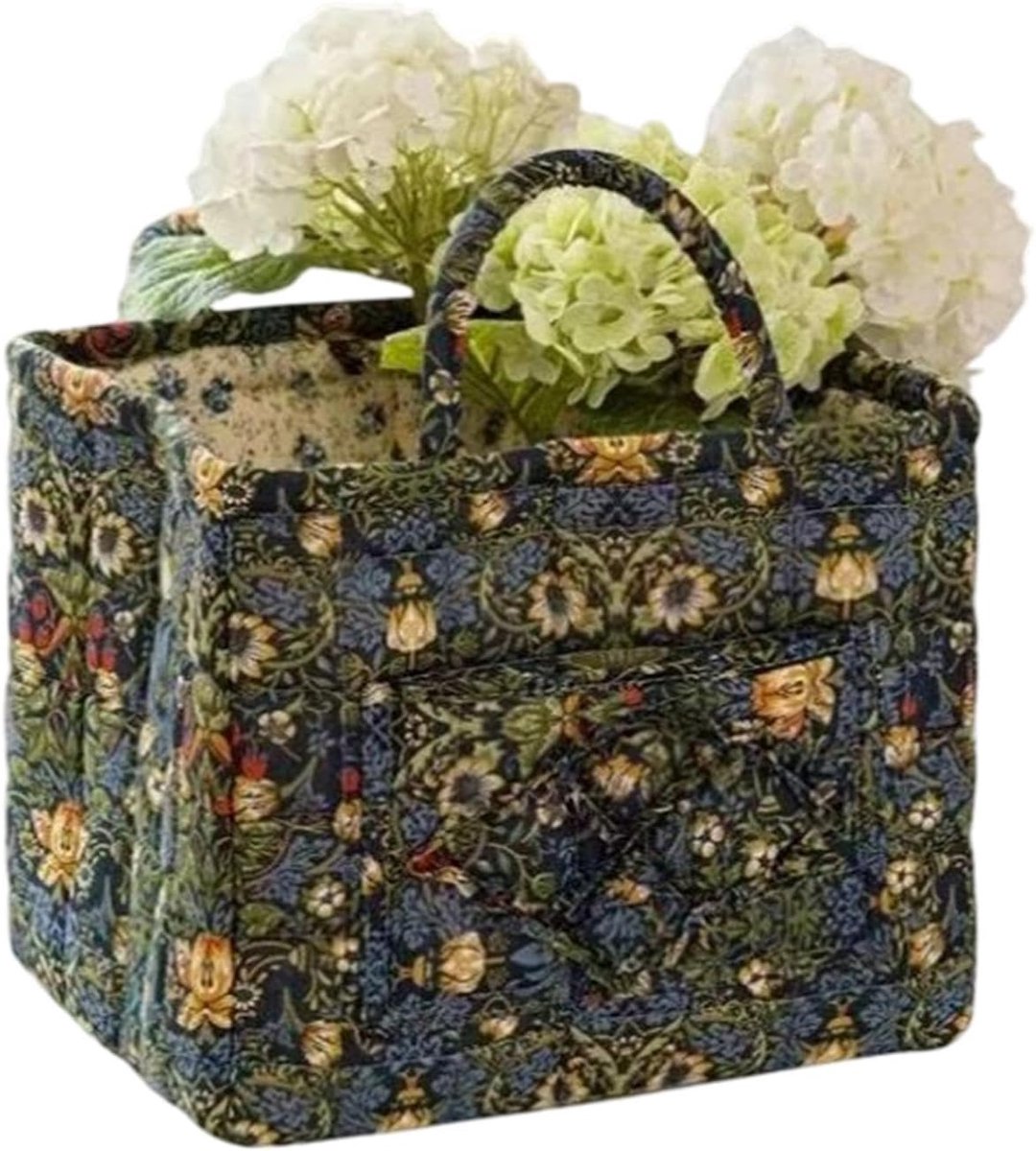 Manden voor Organisatie Boho Bloemenprint