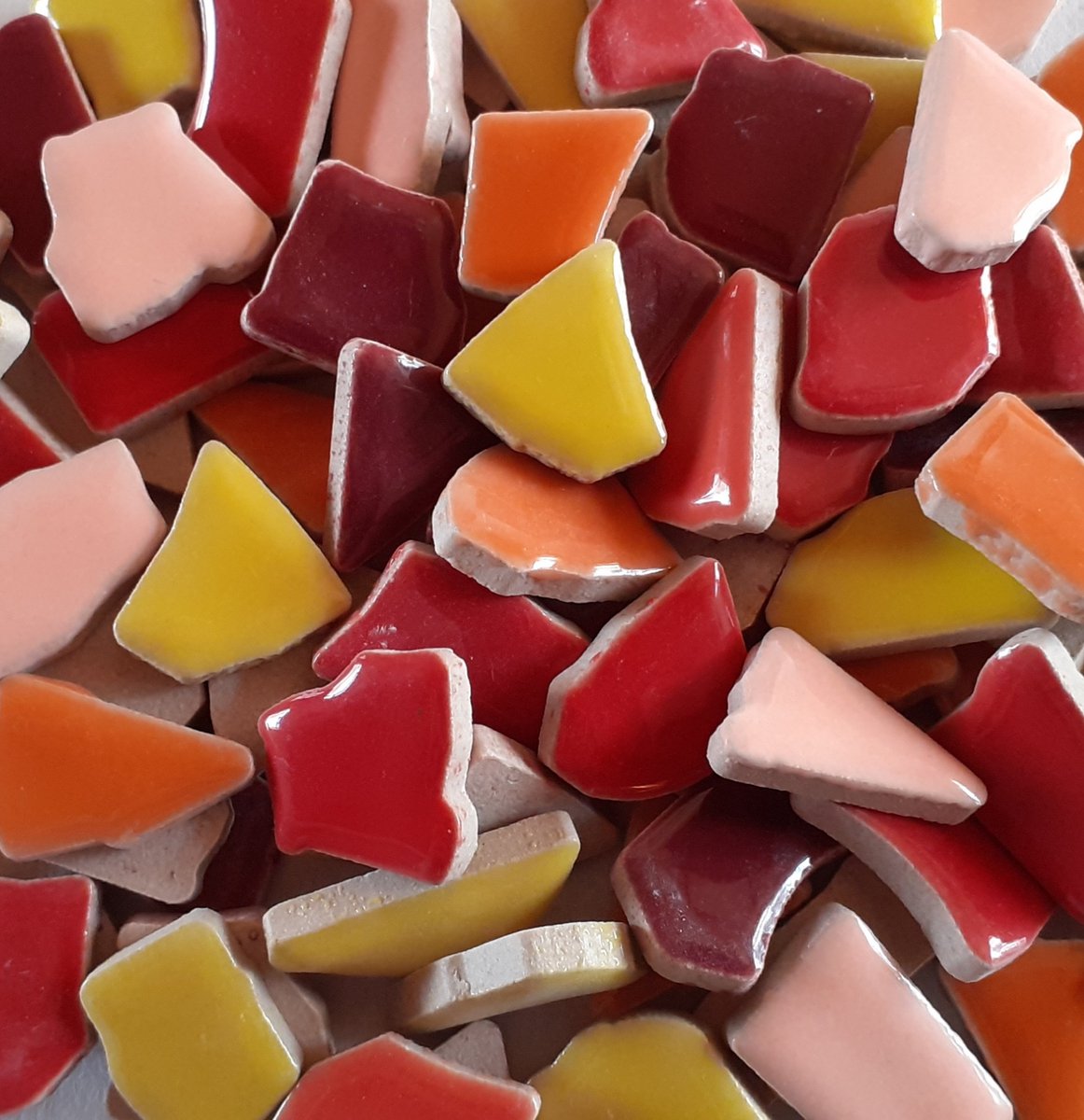Keramische Mozaiek Steentjes Warme Mix 300 gram