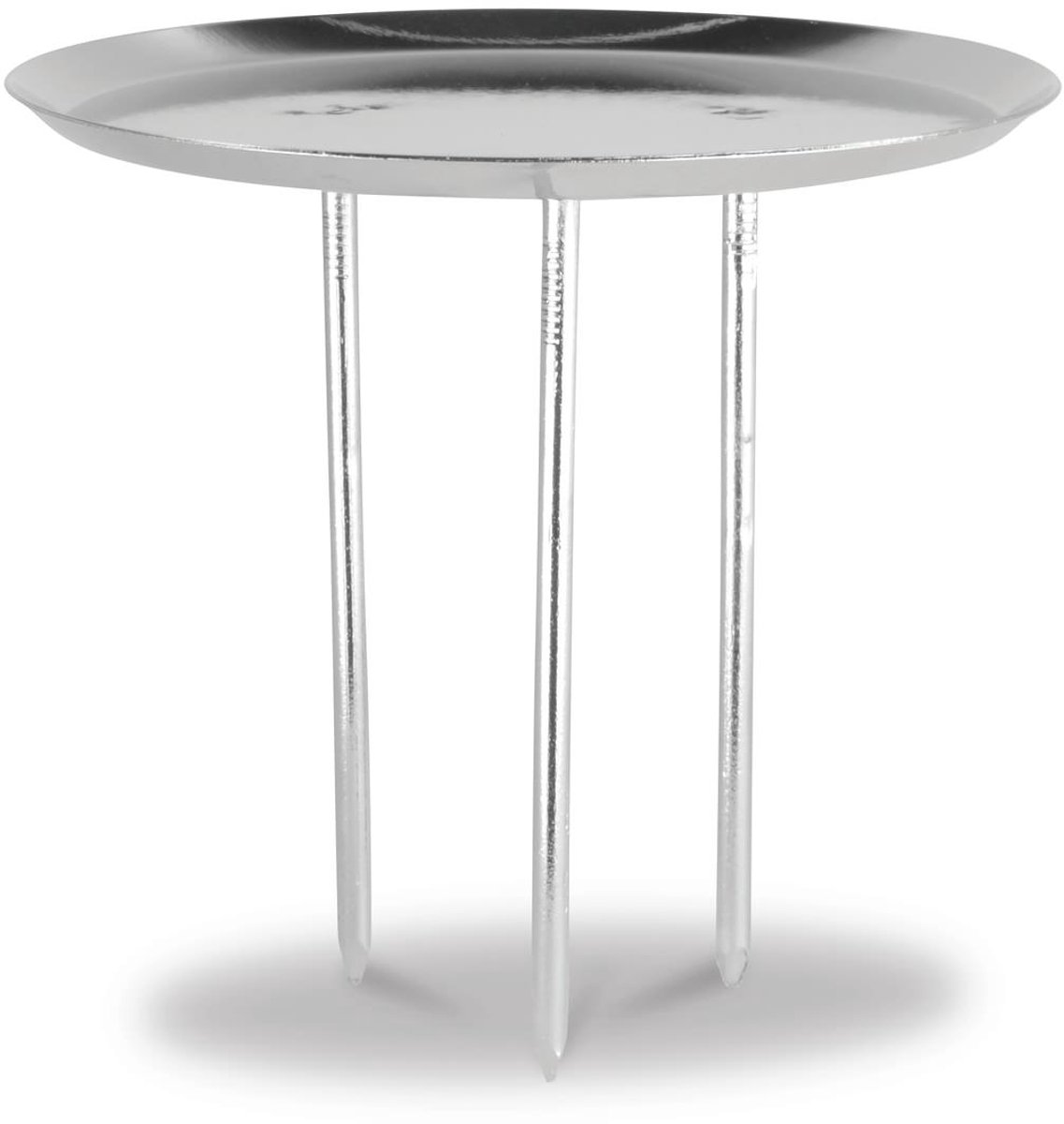 Riffelmacher & Weinberger kaarsenstekers zilver 8 cm metaal 4-set