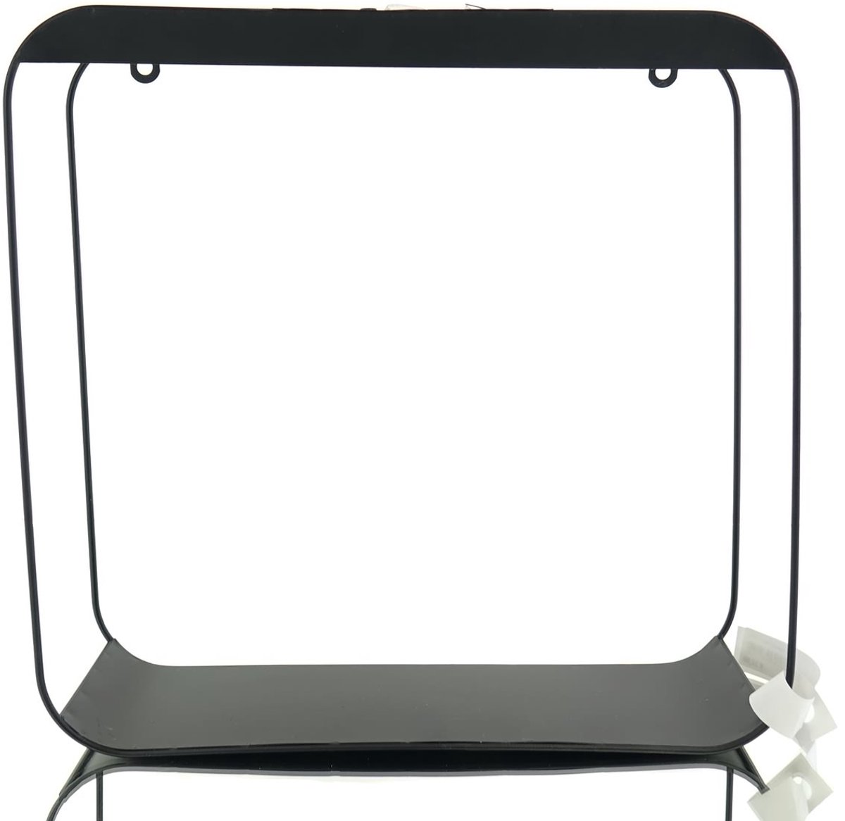 Kaemingk Solar Wandplank IJzer L12-B37-H37 cm Zwart