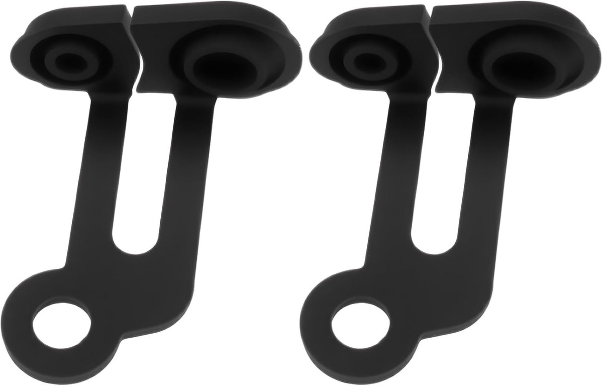 2 Stks Camera's Signaalpoort Bescherming Cap voor Sync Terminal 10 Pin Rubber Interface Cover Compatibel met Nikon D800 D800E D810