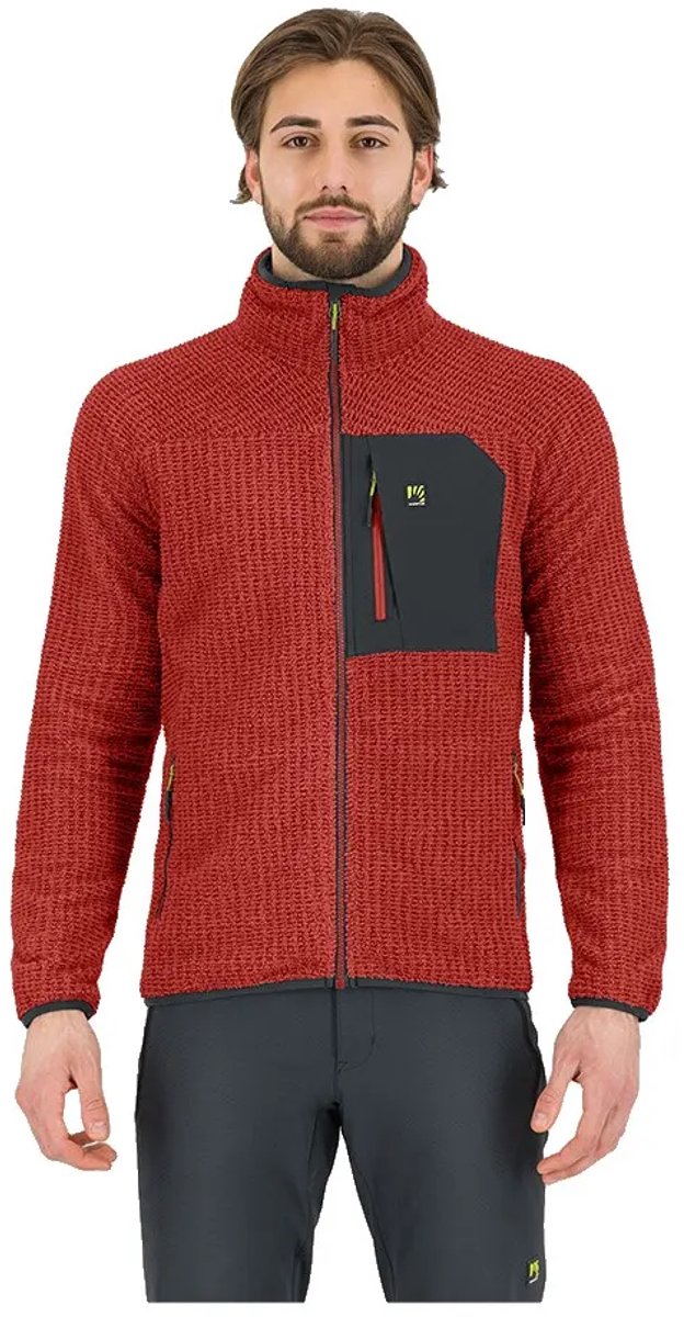 Karpos Rocchetta Evo Fleece Met Volledige Rits Man Grijs