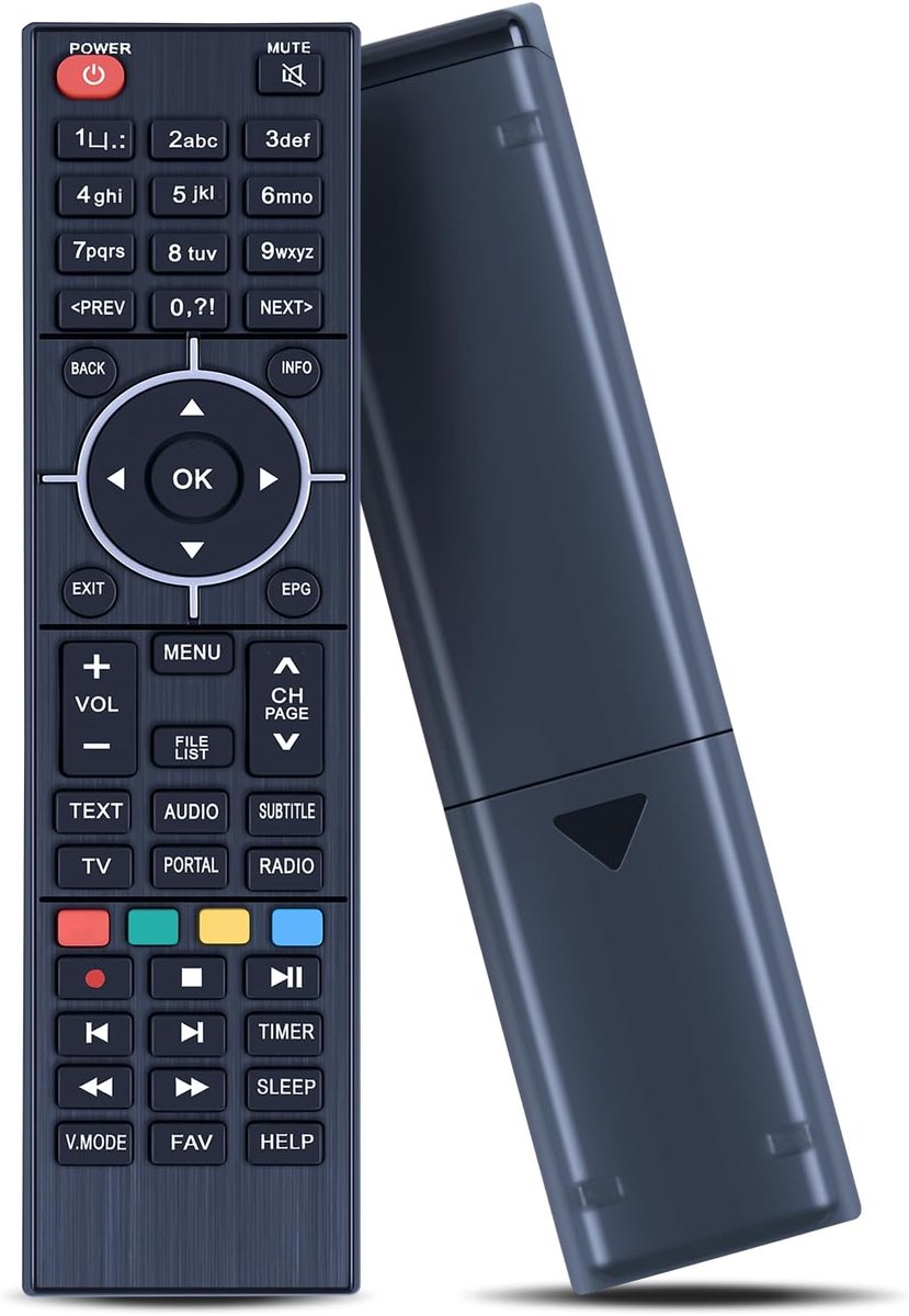 Afstandsbediening, compatibel met Zgemma Star Single Tuner 4K satellietontvanger H9s, H9.2s, H9.2H, H9, H5, H2S, HS, H2H, H52TC, H4, H7, H7C / H2S