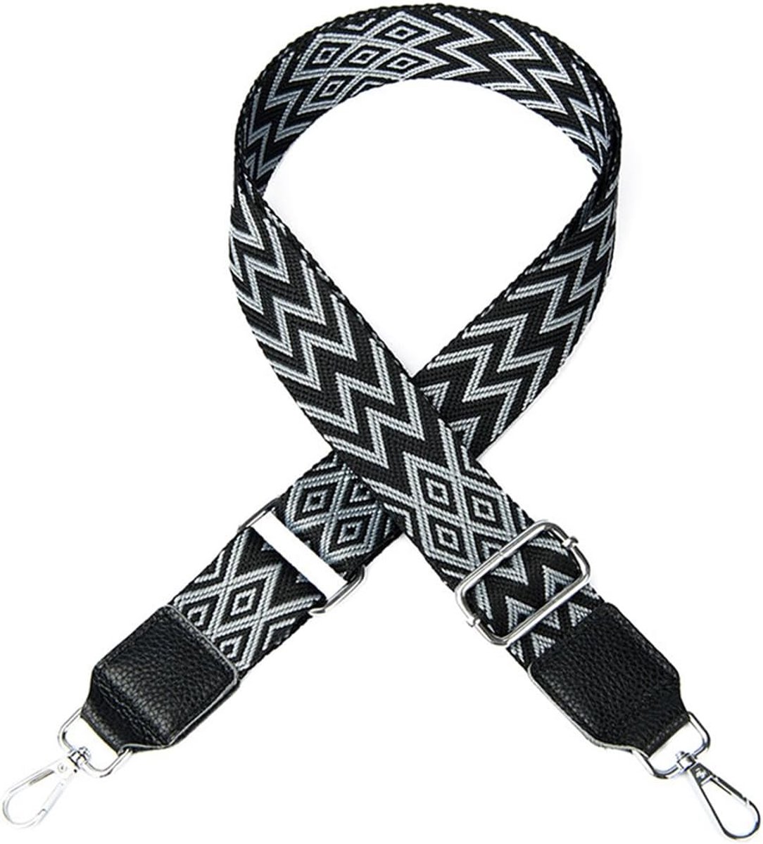 Brede schouderriem, verstelbare lengte riem, verstelbare vervangende riem voor crossbody canvas tas, handtas