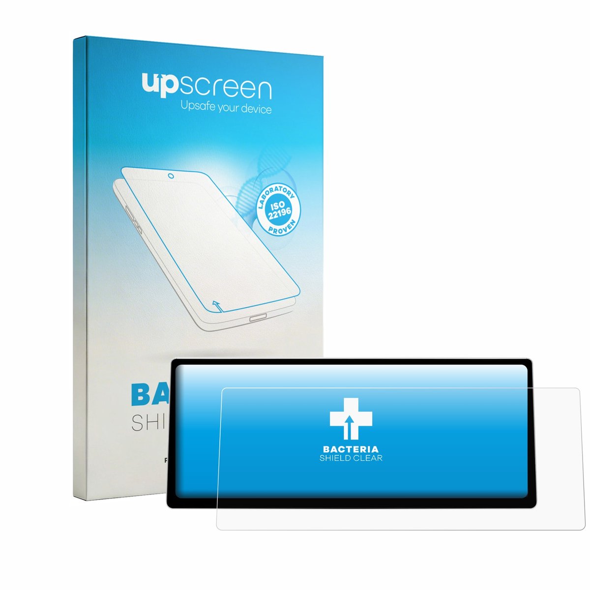 upscreen - Screenprotector voor Ninetom 2016-2022 BMW X1 F48 Car Radio 12.3" - Folie Beschermfolie transparant antibacterieel