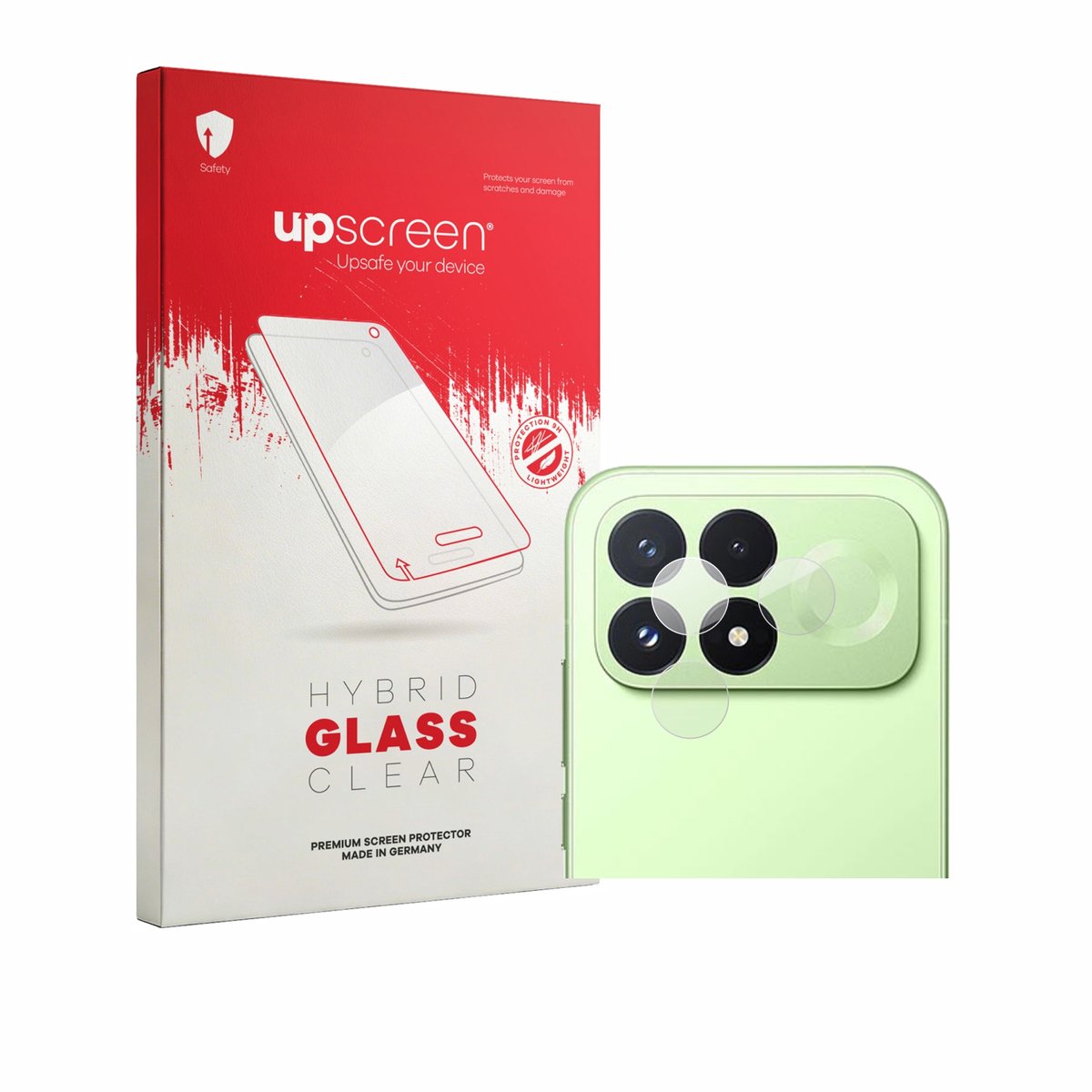 upscreen - Screenprotector voor Xiaomi Poco F9 Pro (ALLEEN Camera Lens) - Folie Beschermfolie Beschermglas transparant